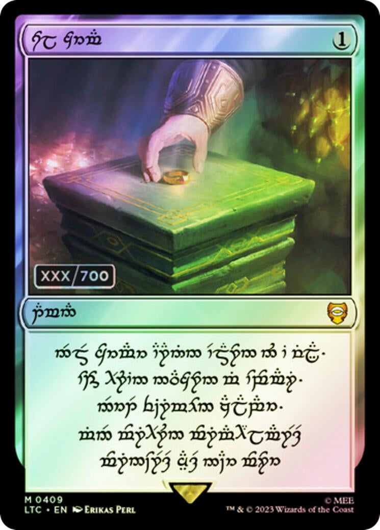 Image for Sol Ring - Dwarven (0409) (Serial Numbered) (409) (LTC) - Magic: The Gathering