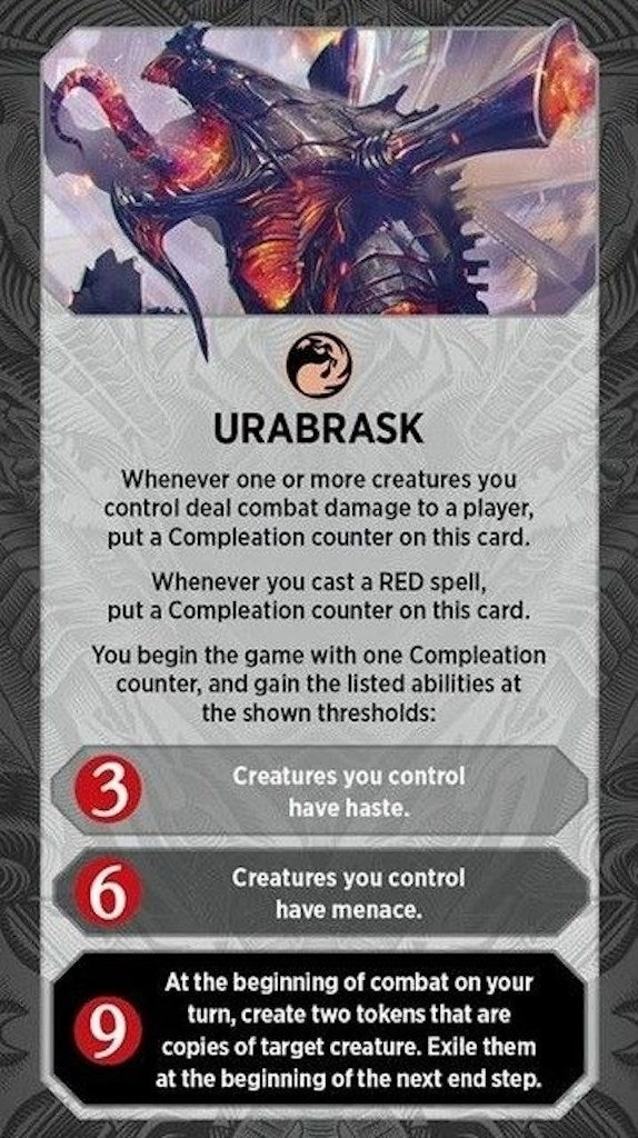 Image for Urabrask Praetor Alignment Card (UMP) - Magic: The Gathering