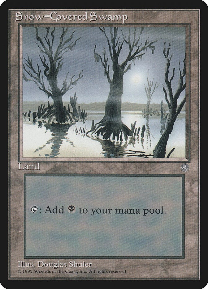 Image for Snow-Covered Swamp (351) (ICE) - Magic: The Gathering