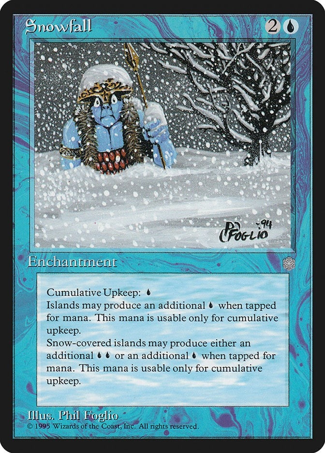 Image for Snowfall (ICE) - Magic: The Gathering