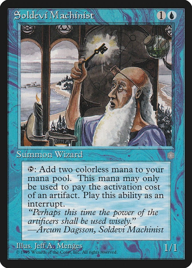 Image for Soldevi Machinist (ICE) - Magic: The Gathering