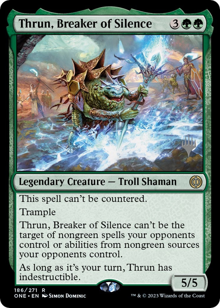 Image for Thrun, Breaker of Silence (186) (PPONE) - Magic: The Gathering