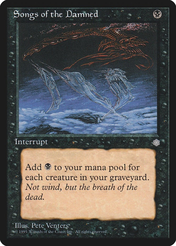 Image for Songs of the Damned (ICE) - Magic: The Gathering