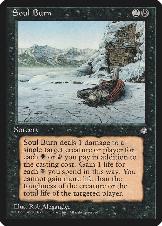 Image for Soul Burn (ICE) - Magic: The Gathering