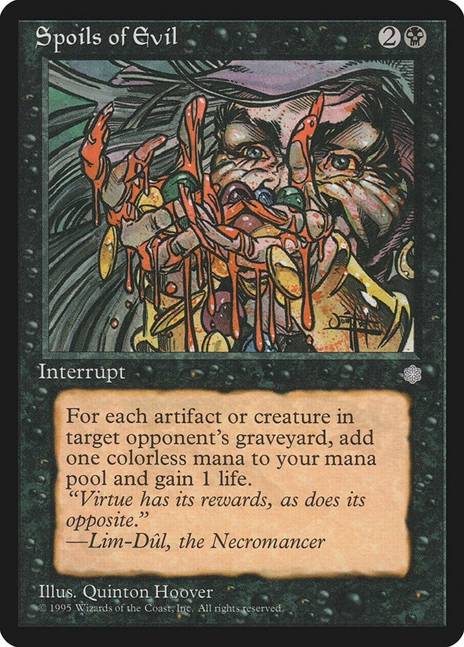 Image for Spoils of Evil (51) (ICE) - Magic: The Gathering