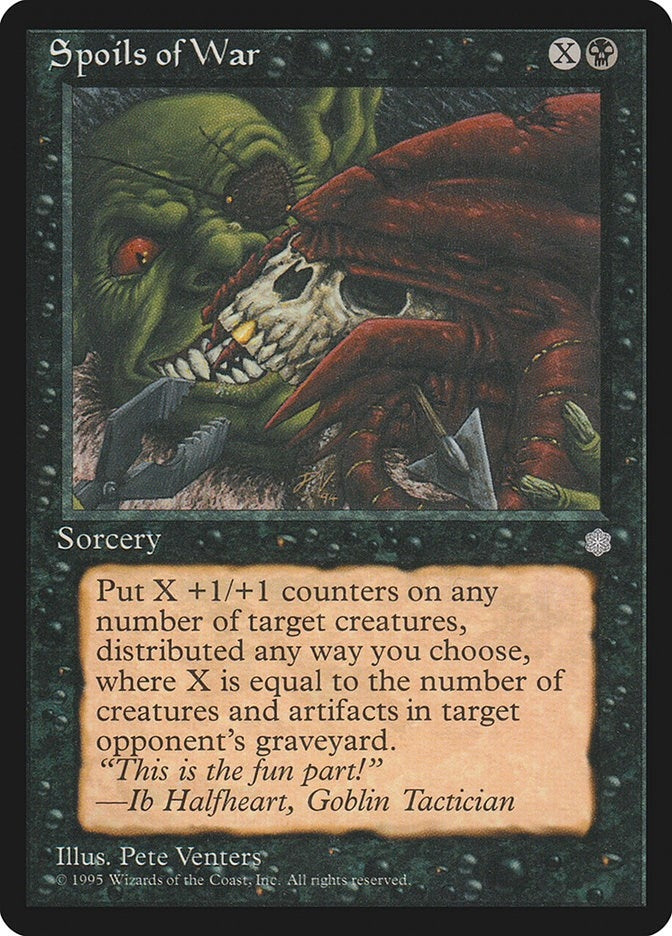 Image for Spoils of War (ICE) - Magic: The Gathering