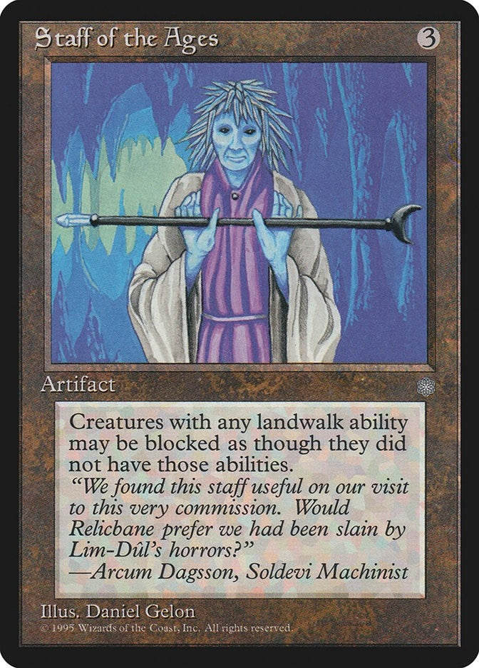 Image for Staff of the Ages (ICE) - Magic: The Gathering