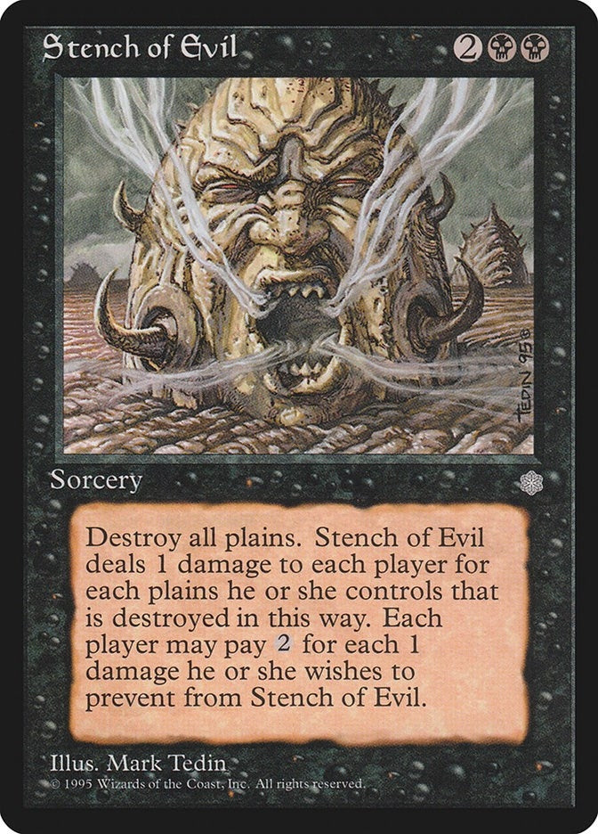Image for Stench of Evil (ICE) - Magic: The Gathering