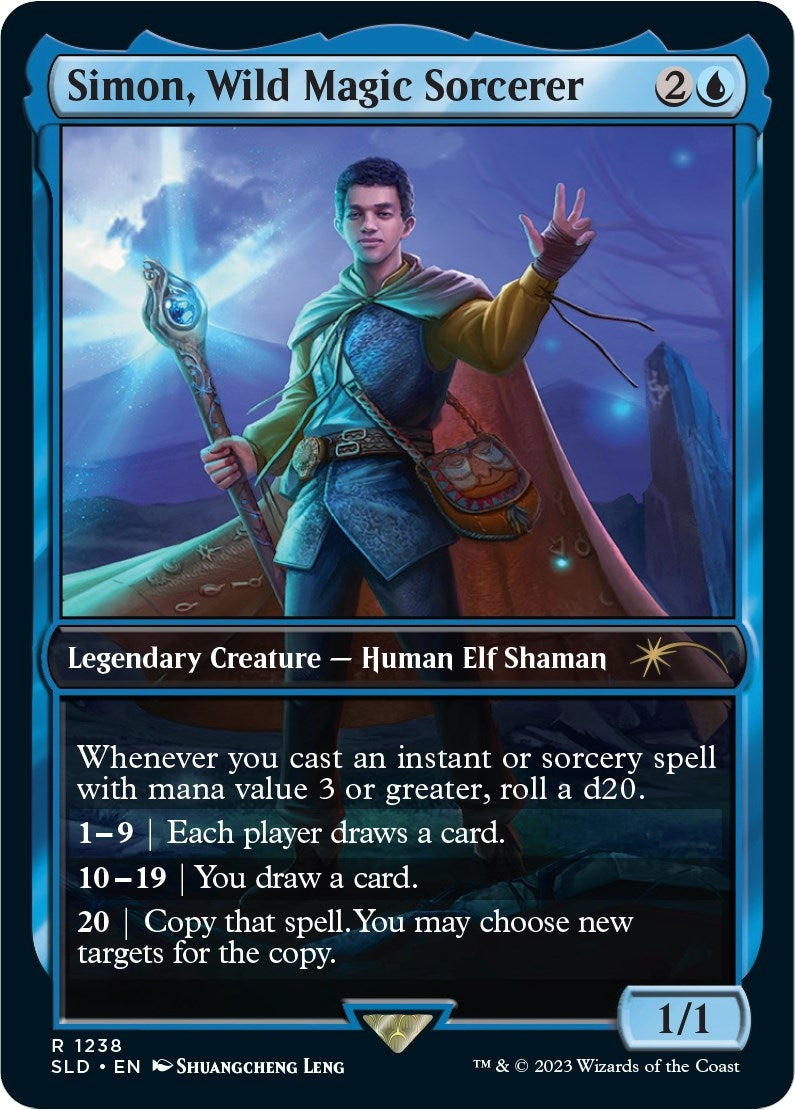 Image for Simon, Wild Magic Sorcerer (1238) (SLD) - Magic: The Gathering