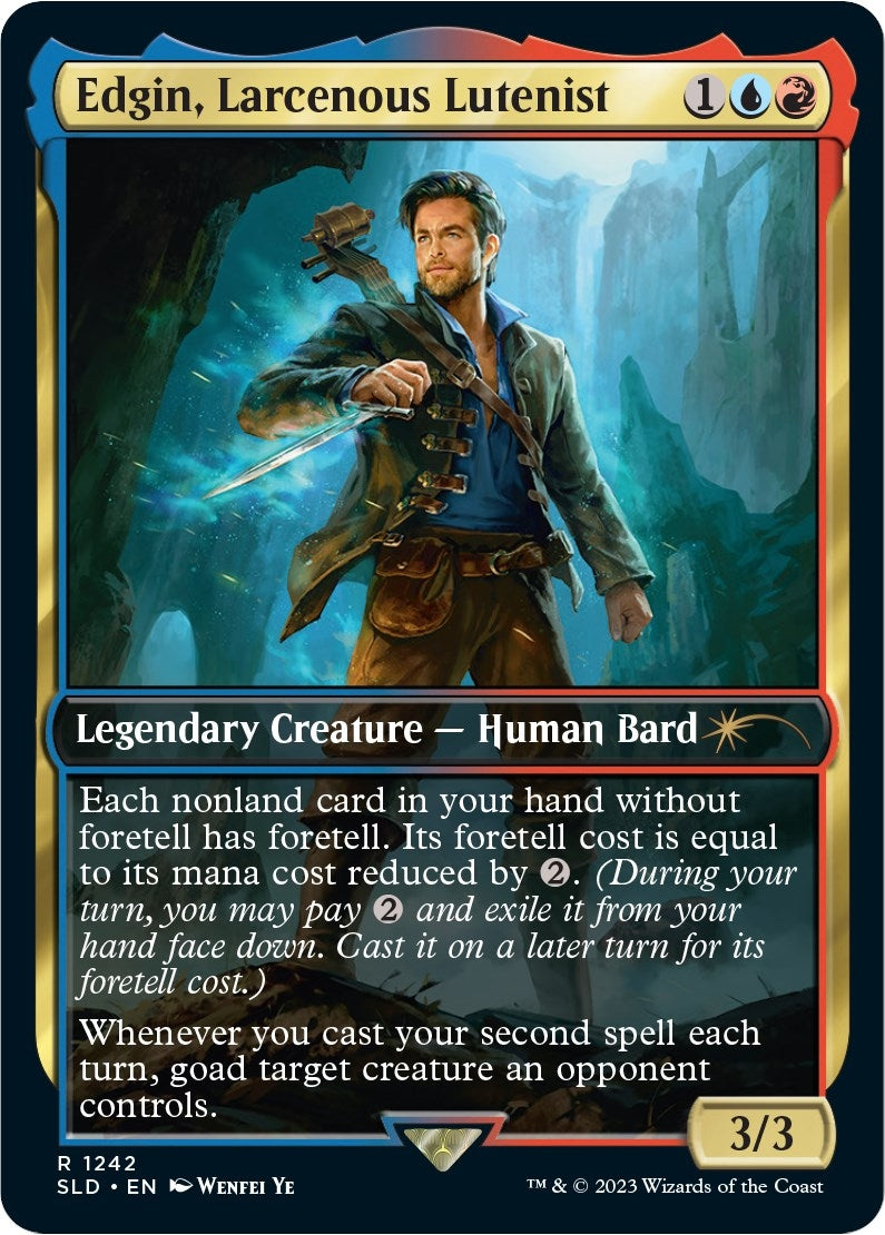 Image for Edgin, Larcenous Lutenist (1242) (SLD) - Magic: The Gathering