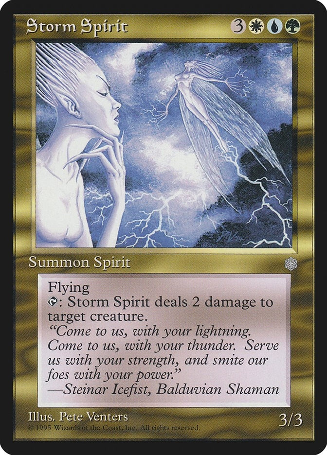 Image for Storm Spirit (ICE) - Magic: The Gathering