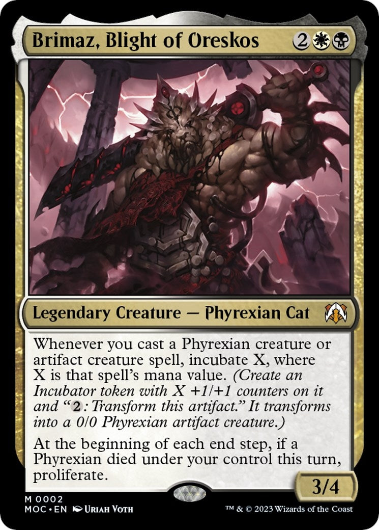 Image for Brimaz, Blight of Oreskos (2) (MOC) - Magic: The Gathering