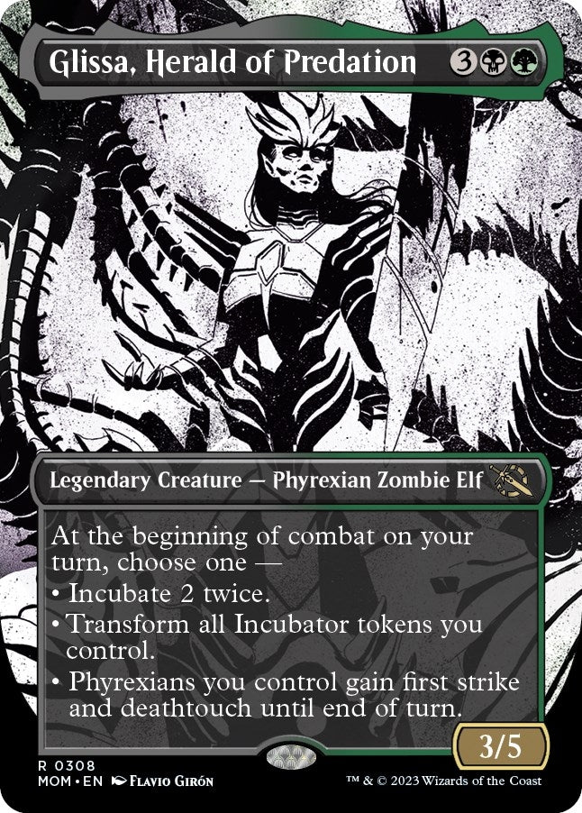 Image for Glissa, Herald of Predation (Showcase) (308) (MOM) - Magic: The Gathering