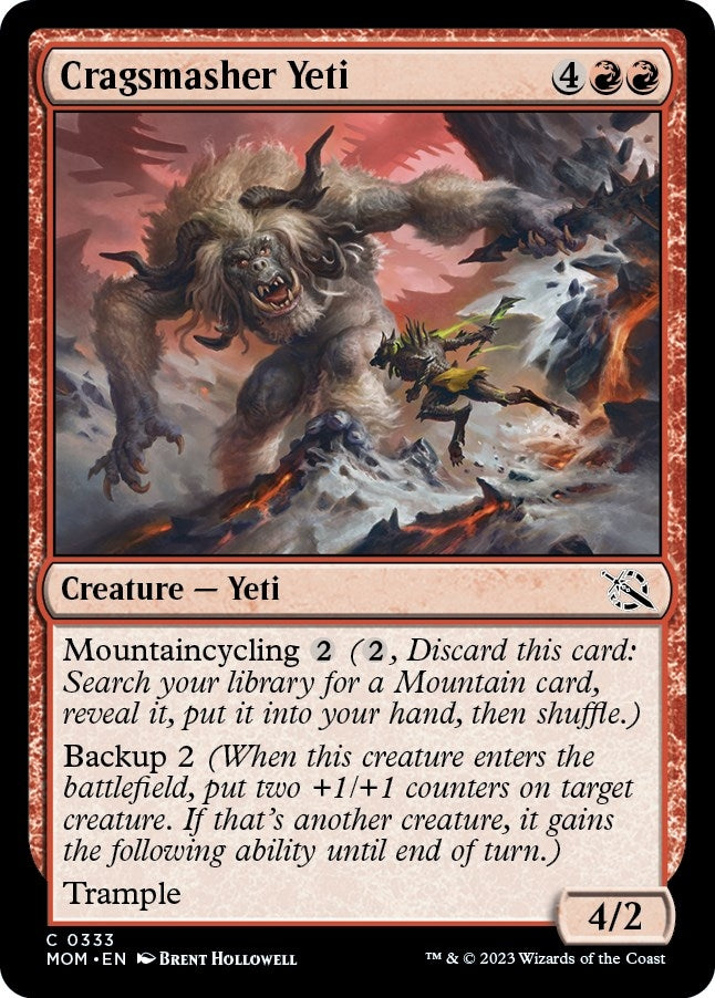 Image for Cragsmasher Yeti (333) (MOM) - Magic: The Gathering