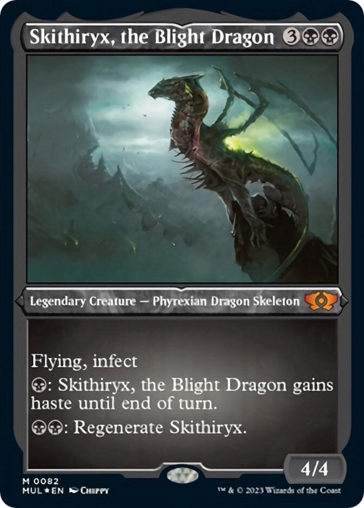 Image for Skithiryx, the Blight Dragon (Foil Etched) (82) (MUL) - Magic: The Gathering