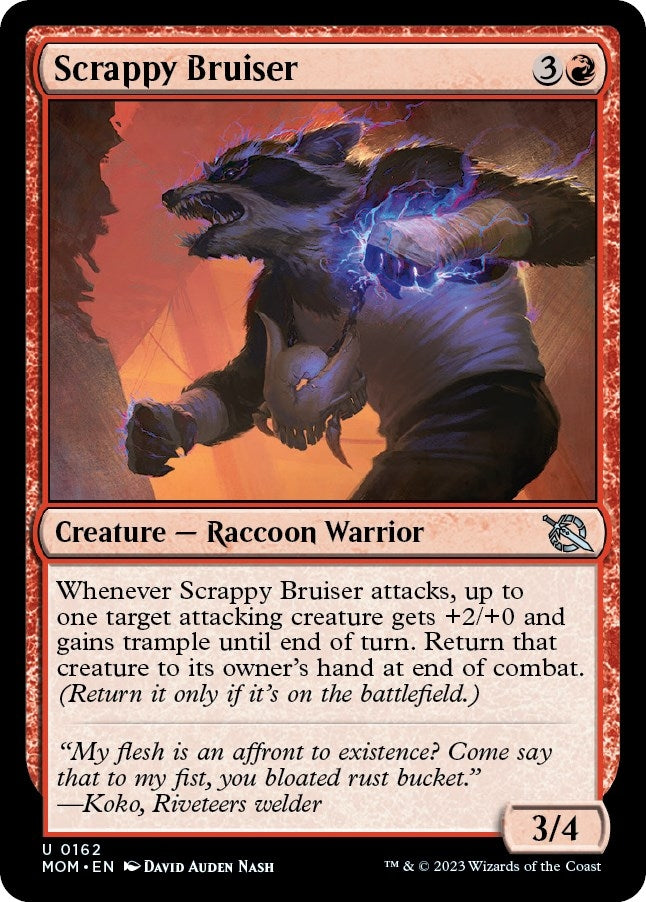 Image for Scrappy Bruiser (162) (MOM) - Magic: The Gathering