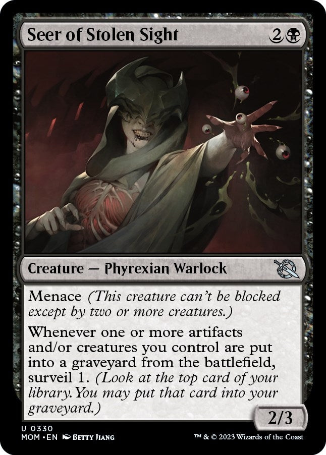 Image for Seer of Stolen Sight (330) (MOM) - Magic: The Gathering