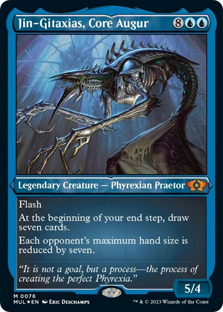 Image for Jin-Gitaxias, Core Augur (Foil Etched) (76) (MUL) - Magic: The Gathering
