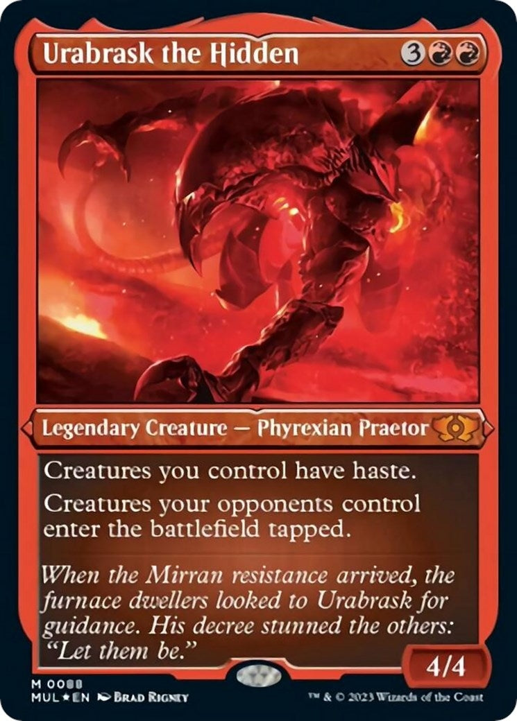 Image for Urabrask the Hidden (Foil Etched) (88) (MUL) - Magic: The Gathering
