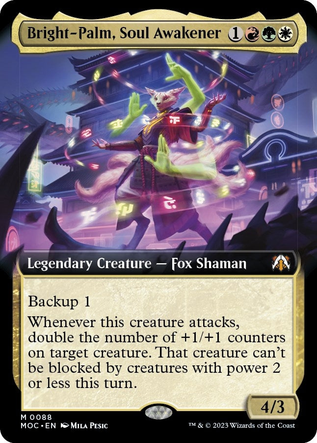 Image for Bright-Palm, Soul Awakener (Extended Art) (88) (MOC) - Magic: The Gathering