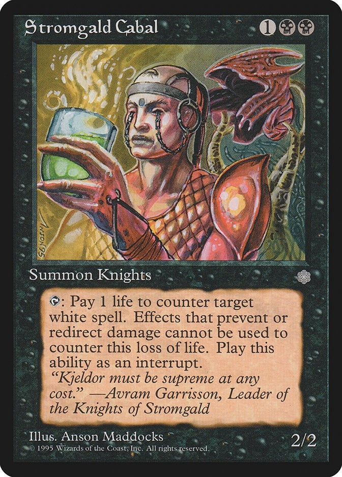 Image for Stromgald Cabal (ICE) - Magic: The Gathering