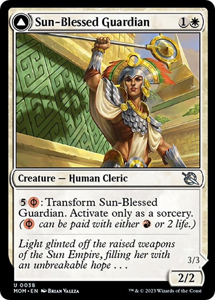 Image for Sun-Blessed Guardian (38) (MOM) - Magic: The Gathering