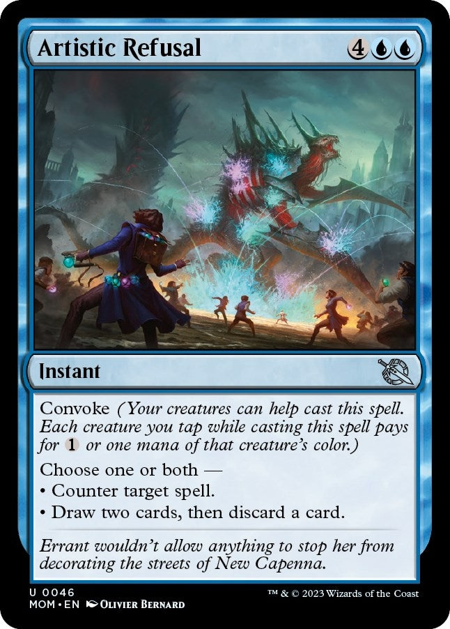 Image for Artistic Refusal (46) (MOM) - Magic: The Gathering