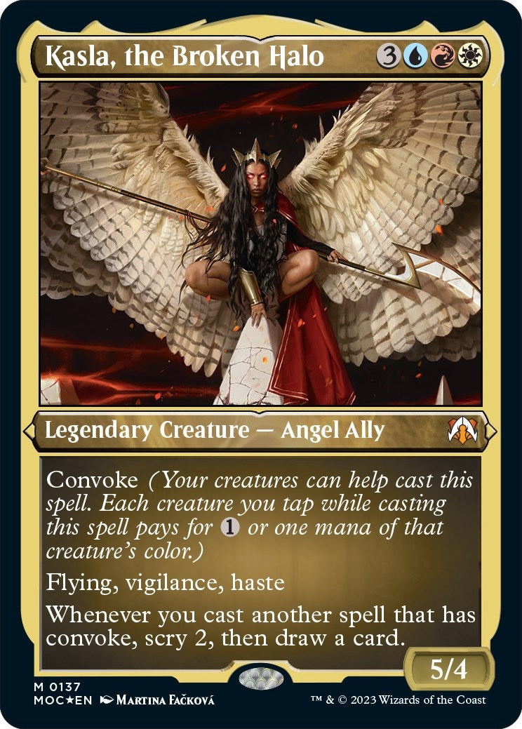 Image for Kasla, the Broken Halo (Display Commander) - Thick Stock (137) (MOC) - Magic: The Gathering