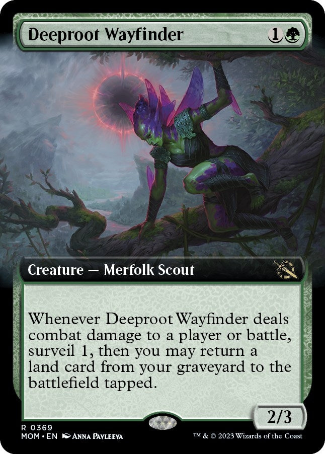 Image for Deeproot Wayfinder (Extended Art) (369) (MOM) - Magic: The Gathering