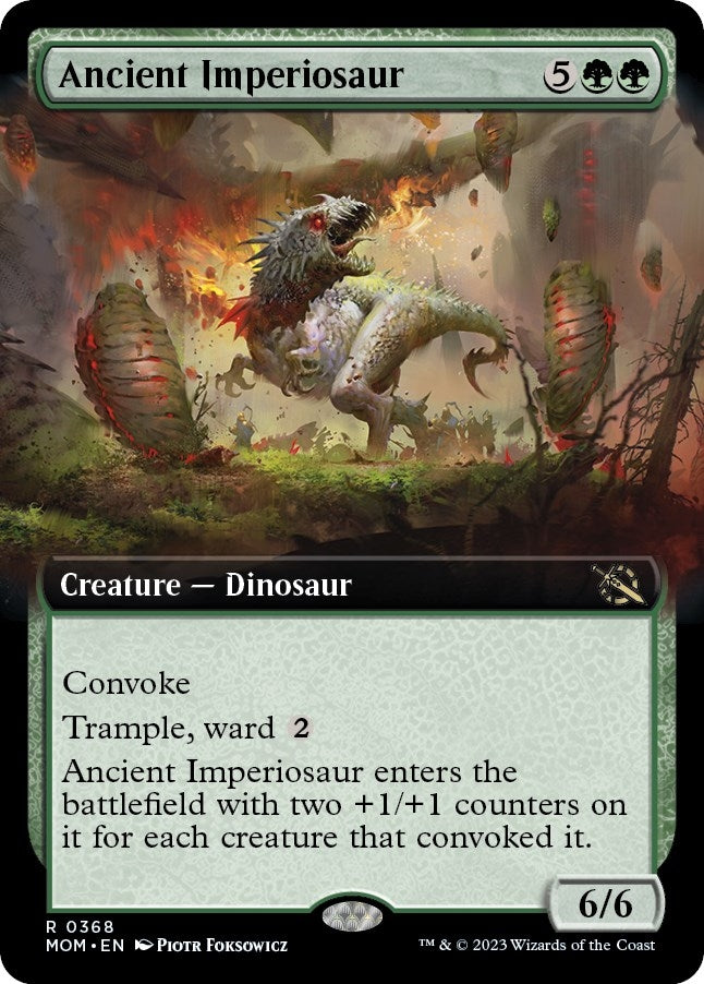 Image for Ancient Imperiosaur (Extended Art) (368) (MOM) - Magic: The Gathering
