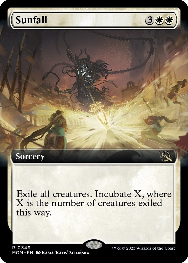 Image for Sunfall (Extended Art) (349) (MOM) - Magic: The Gathering