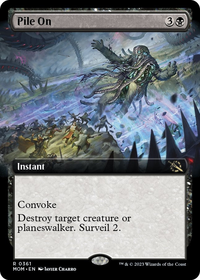 Image for Pile On (Extended Art) (361) (MOM) - Magic: The Gathering