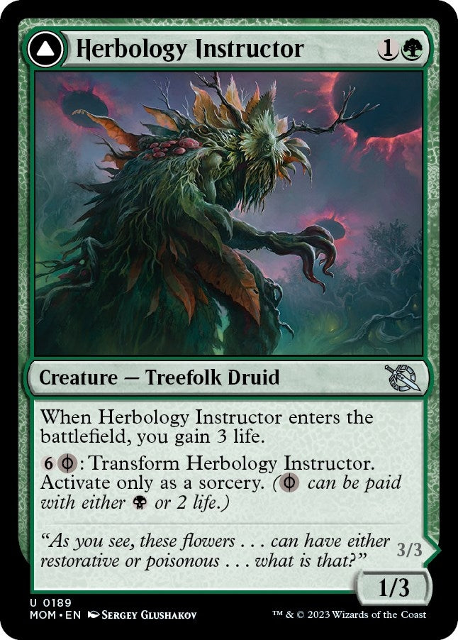 Image for Herbology Instructor (189) (MOM) - Magic: The Gathering