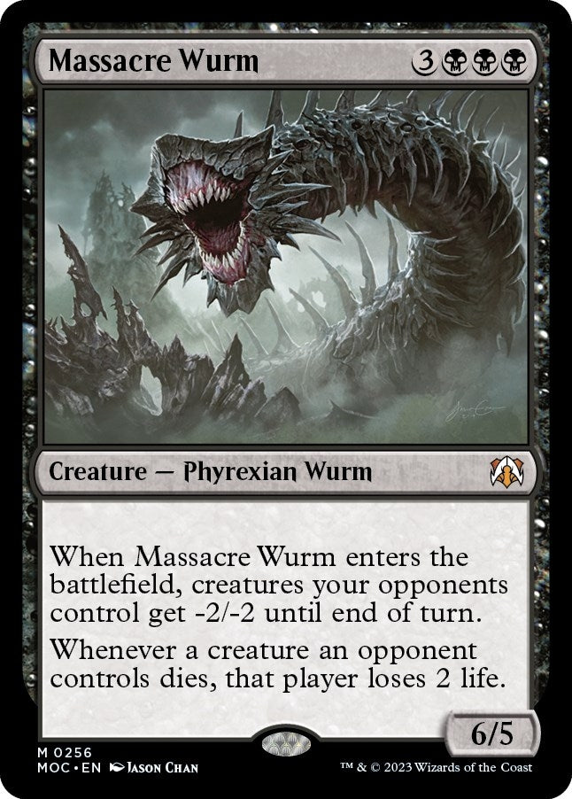 Image for Massacre Wurm (256) (MOC) - Magic: The Gathering