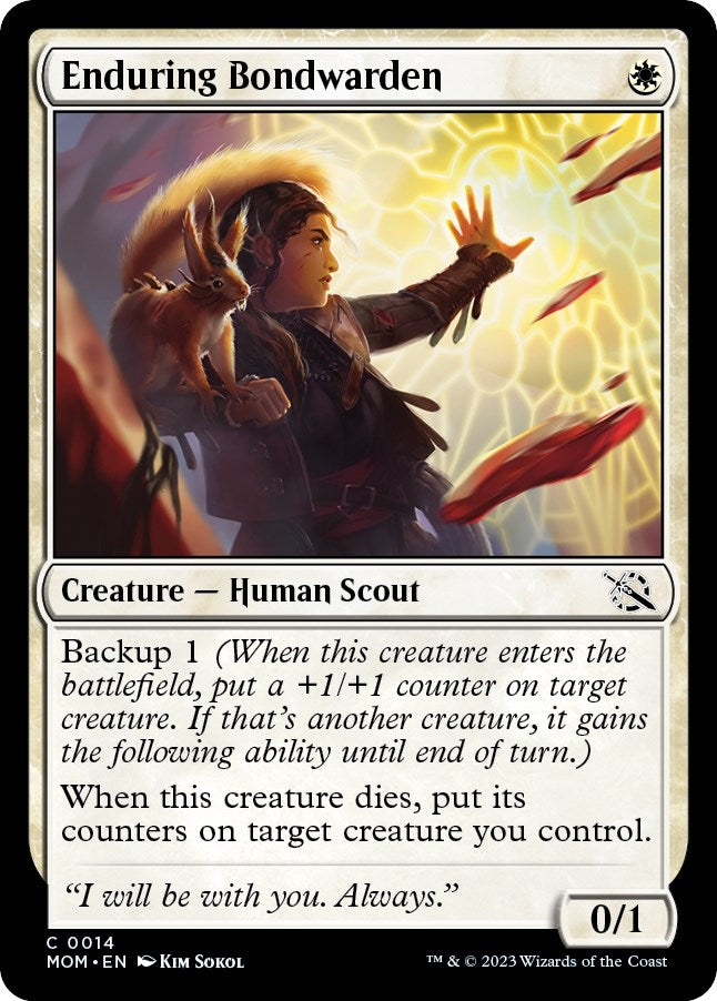 Image for Enduring Bondwarden (14) (MOM) - Magic: The Gathering