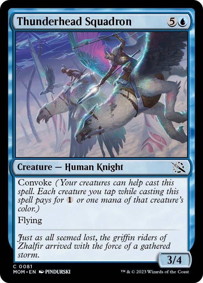 Image for Thunderhead Squadron (81) (MOM) - Magic: The Gathering