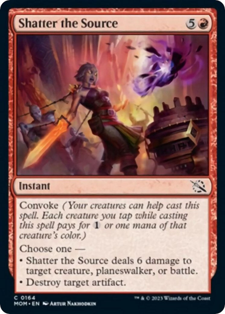 Image for Shatter the Source (164) (MOM) - Magic: The Gathering