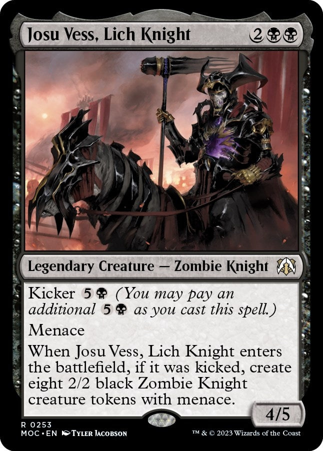Image for Josu Vess, Lich Knight (253) (MOC) - Magic: The Gathering