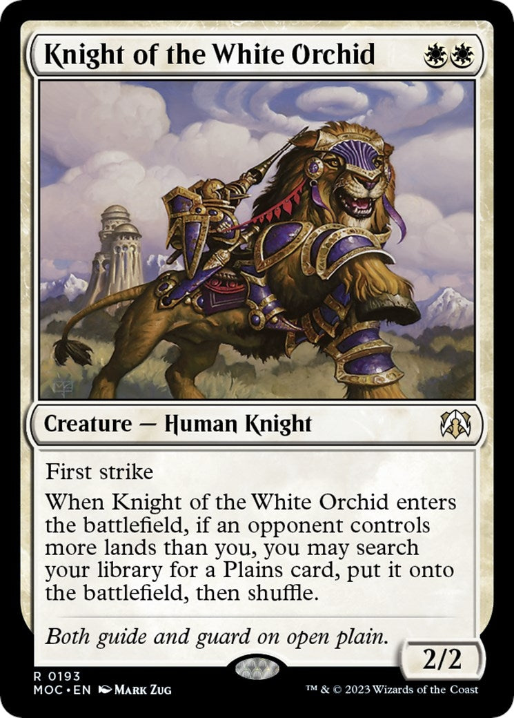 Image for Knight of the White Orchid (193) (MOC) - Magic: The Gathering