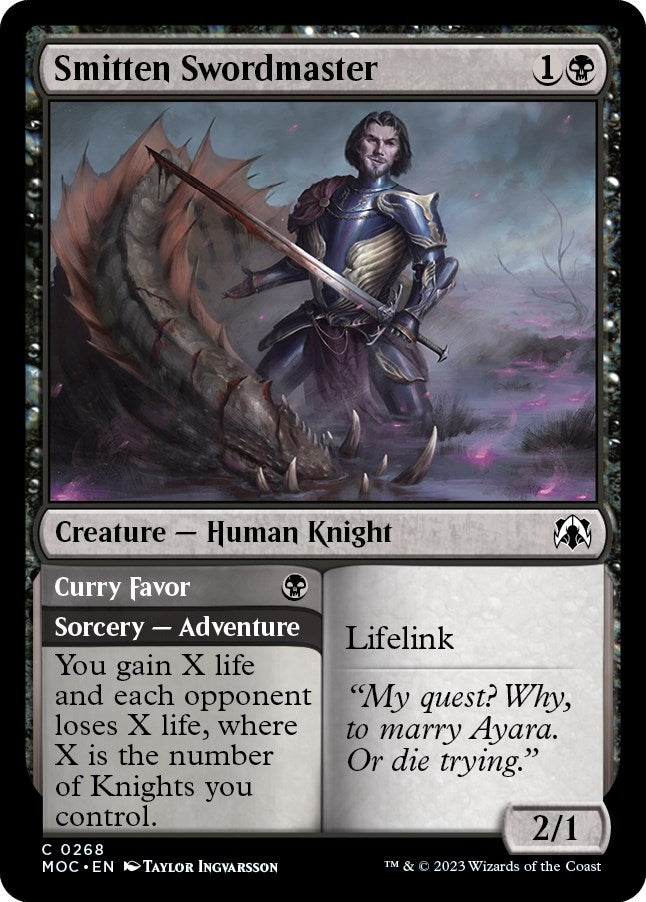 Image for Smitten Swordmaster (268) (MOC) - Magic: The Gathering