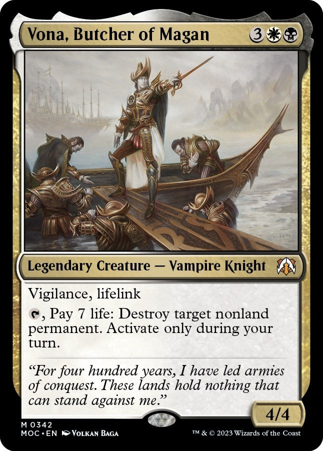 Image for Vona, Butcher of Magan (342) (MOC) - Magic: The Gathering