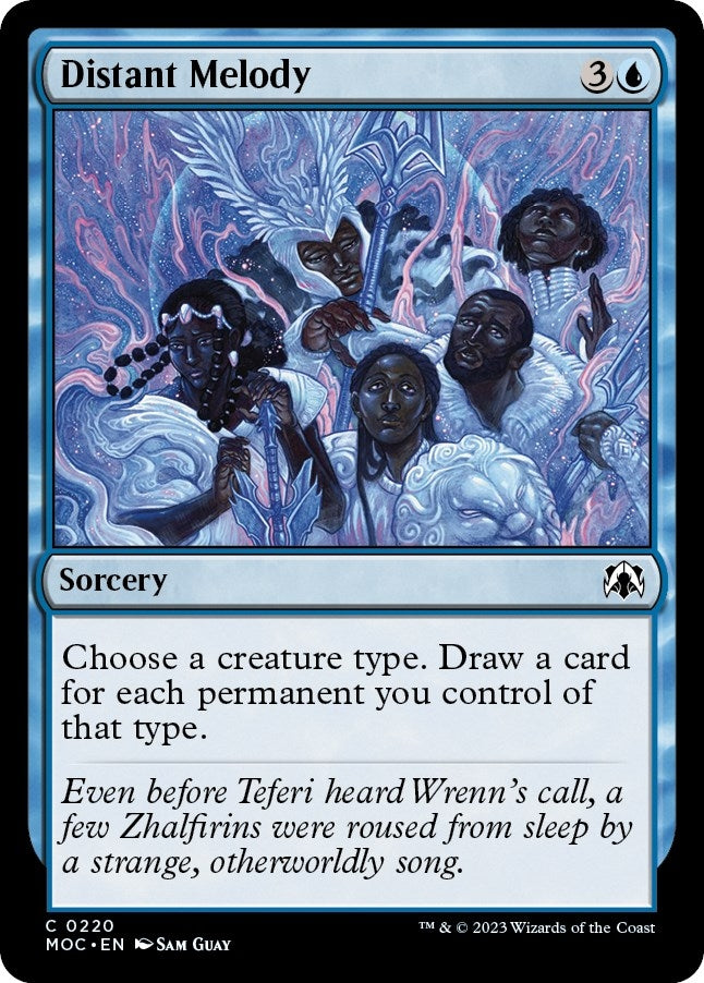 Image for Distant Melody (220) (MOC) - Magic: The Gathering