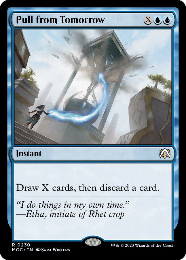 Image for Pull from Tomorrow (230) (MOC) - Magic: The Gathering