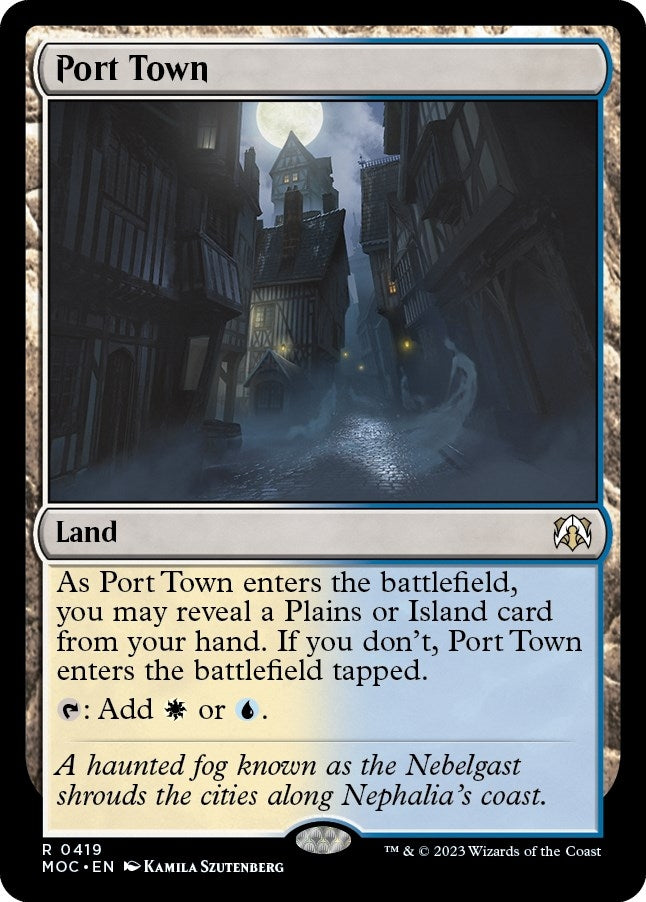 Image for Port Town (419) (MOC) - Magic: The Gathering