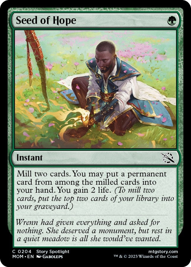 Image for Seed of Hope (204) (MOM) - Magic: The Gathering