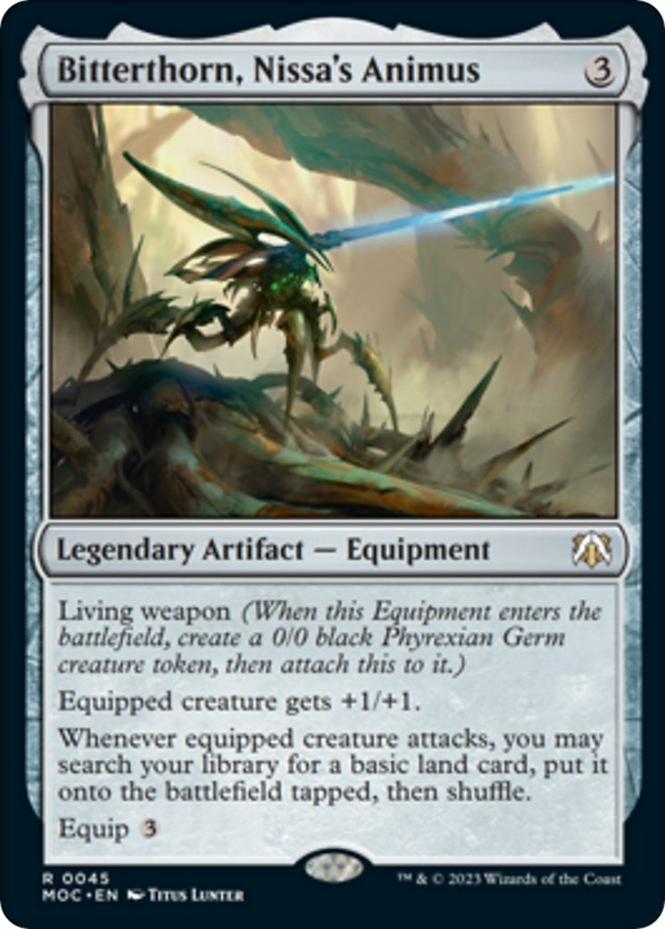 Image for Bitterthorn, Nissa's Animus (45) (MOC) - Magic: The Gathering