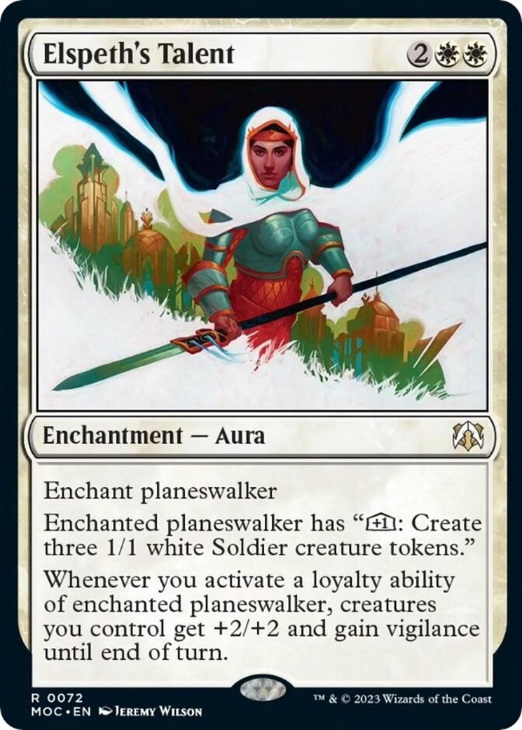Image for Elspeth's Talent (72) (MOC) - Magic: The Gathering