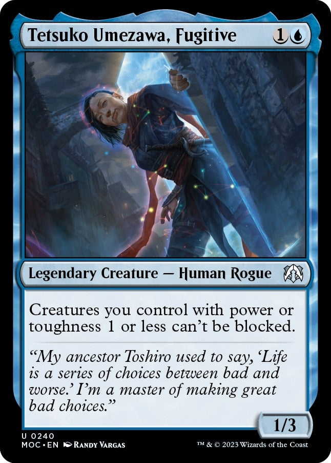 Image for Tetsuko Umezawa, Fugitive (240) (MOC) - Magic: The Gathering