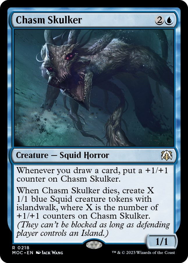Image for Chasm Skulker (218) (MOC) - Magic: The Gathering