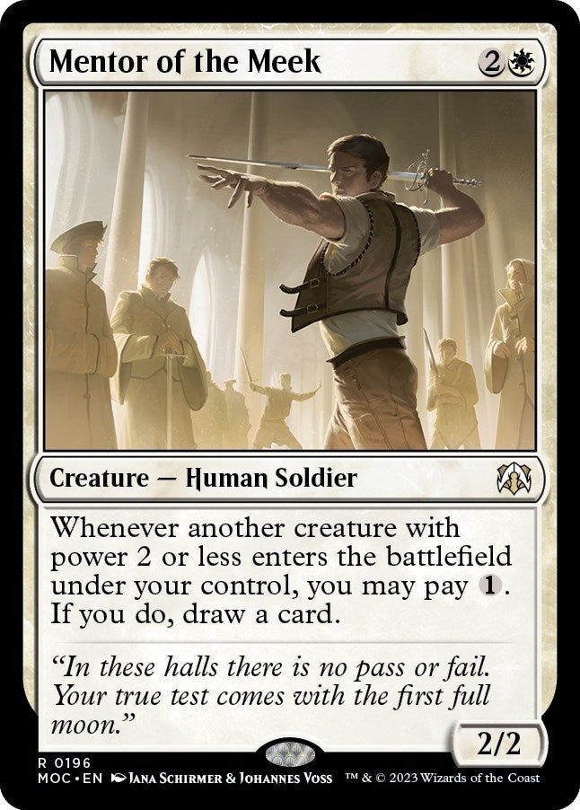 Image for Mentor of the Meek (196) (MOC) - Magic: The Gathering
